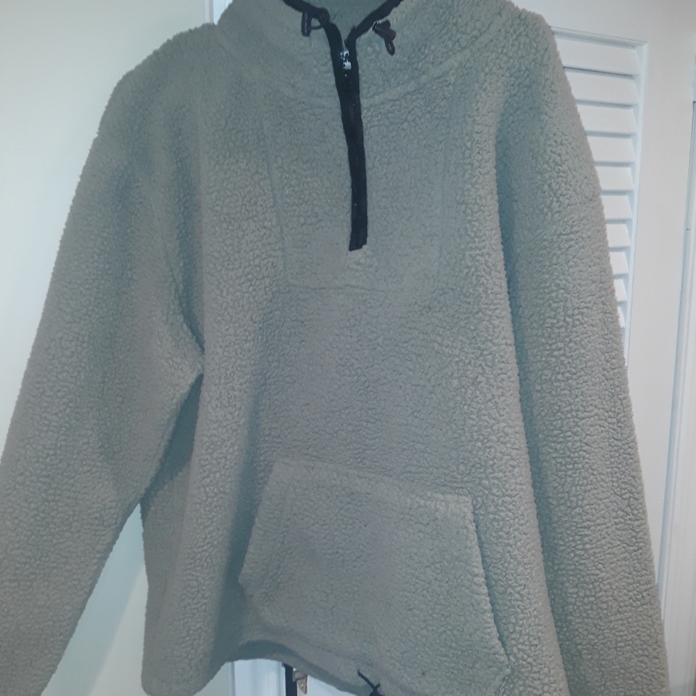 Olive green PINK sweatshirt